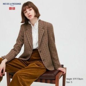 Uniqlo Women Tweed Jacket (Ines de la Fressange) - size Medium